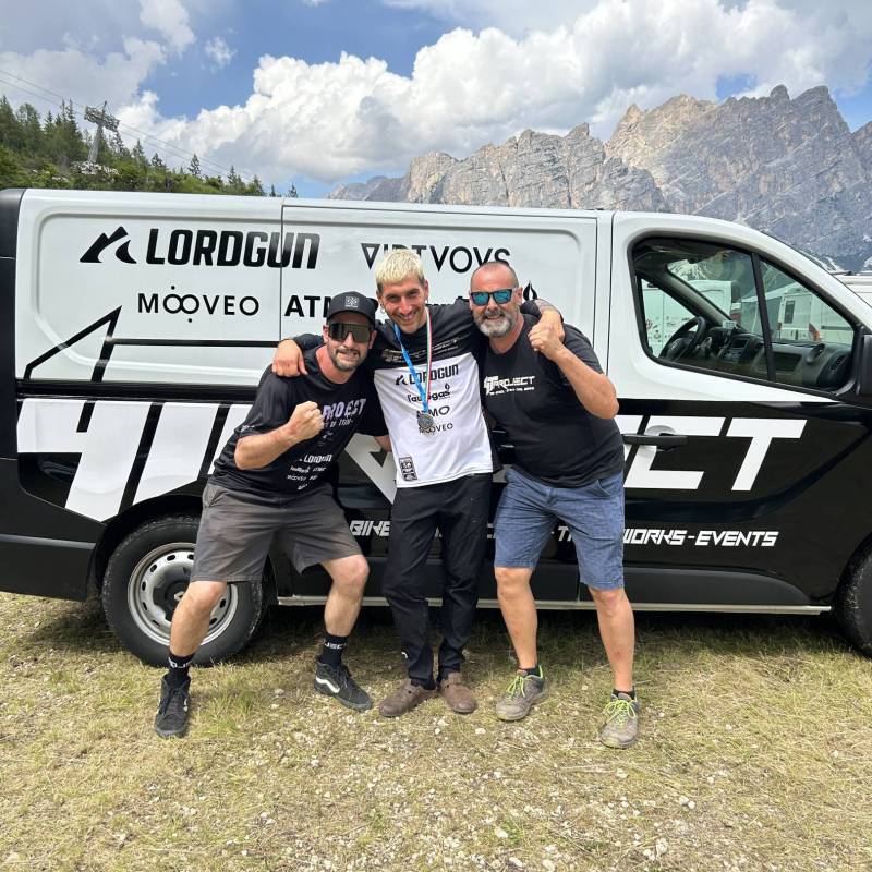 Luca Corvezzo sul podio del Campionato Italiano DH 2024!